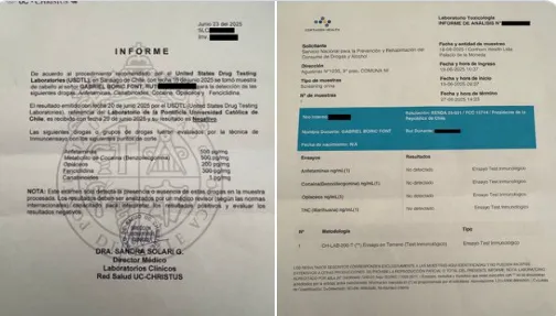 Test Presidente Boric