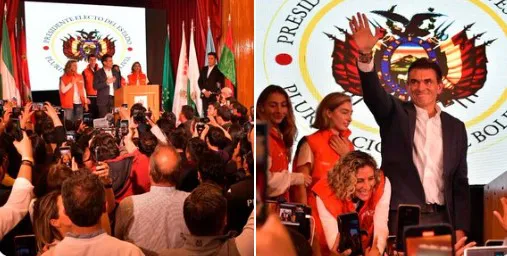 Su primer discurso Rodrigo Paz Pereira como presidente electo de Bolivia