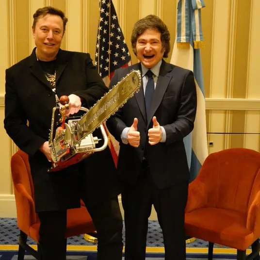Milei se junto con Elon Musk