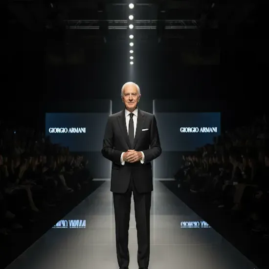 Giorgio Armani The Times en Español Creado con IA