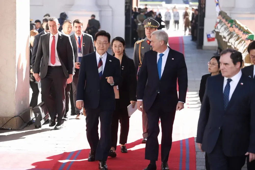 Presidente Kast y Presidente Lee Jae Myung en visita oficial / CRISTIAN GONZALEZ / THE TIMES LATINO