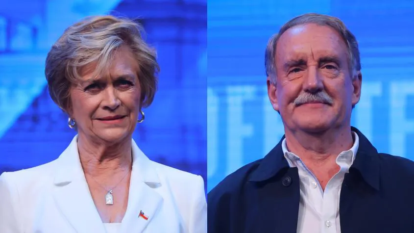 Candidatos presidenciales  Matthei y Artés