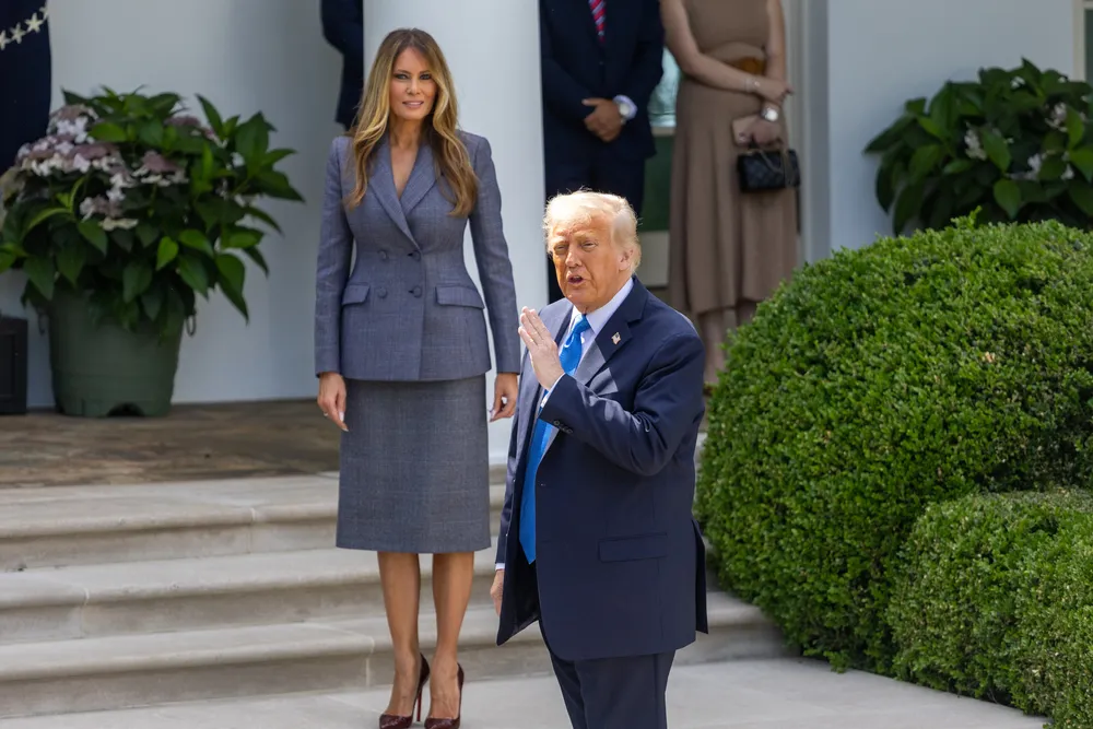 Melania Trump Xinhua/Hu Yousong