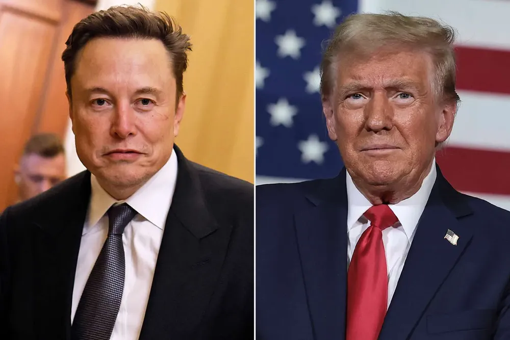 Elon Musk  y Donald Trump 