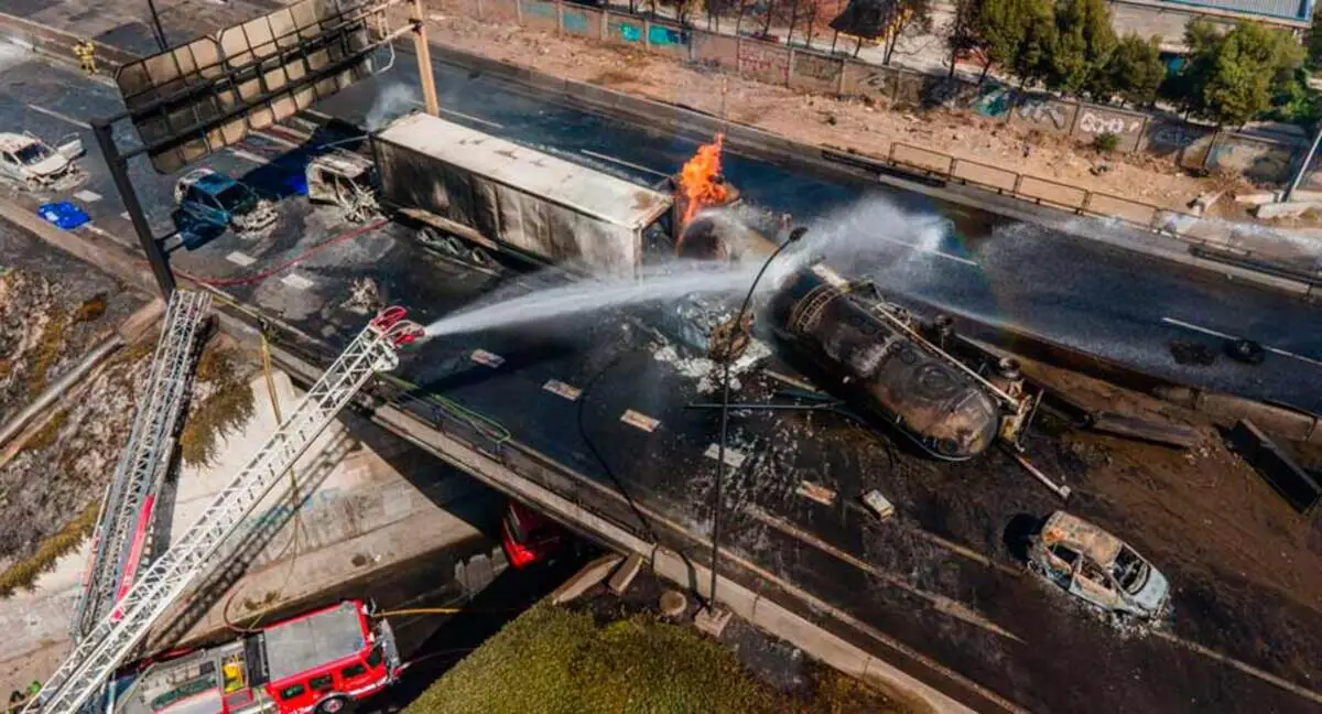 Exploción Camión Gasco / Cedida