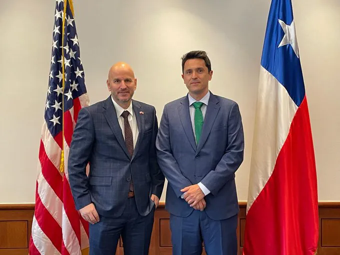 Embajador de Estados Unidos en Chile Brandon Judd,