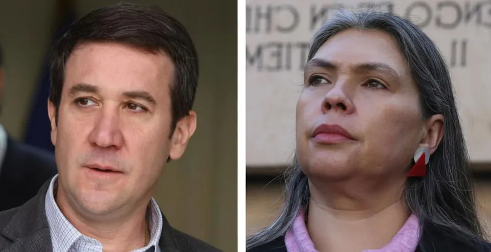 Guillermo Ramírez y Bárbara Figueroa 