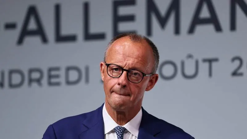El canciller alemán, Friedrich Merz