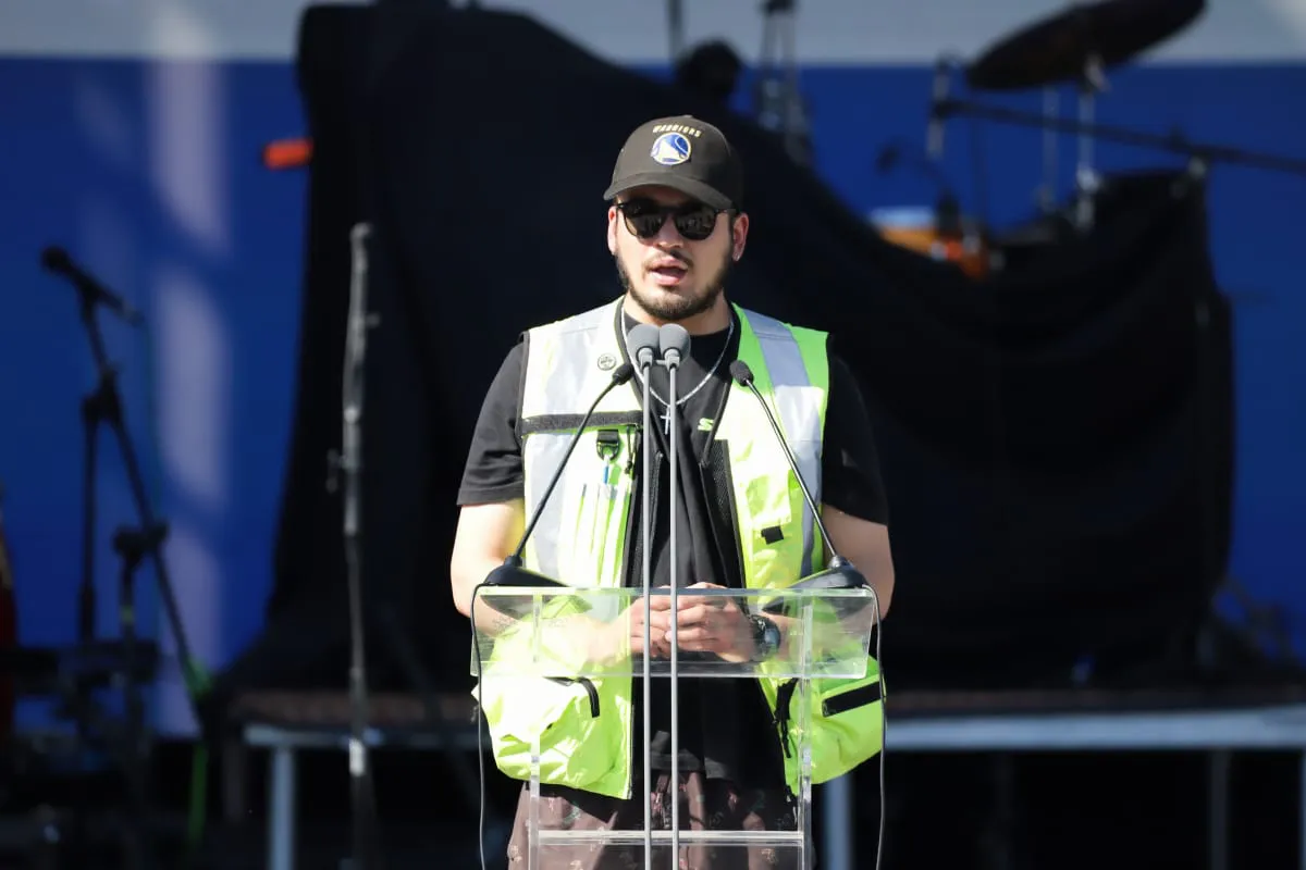 Cierre Campaña Jeannette Jara  Fotógrafo Cristian Daniel González Henríquez para The Times en Español
