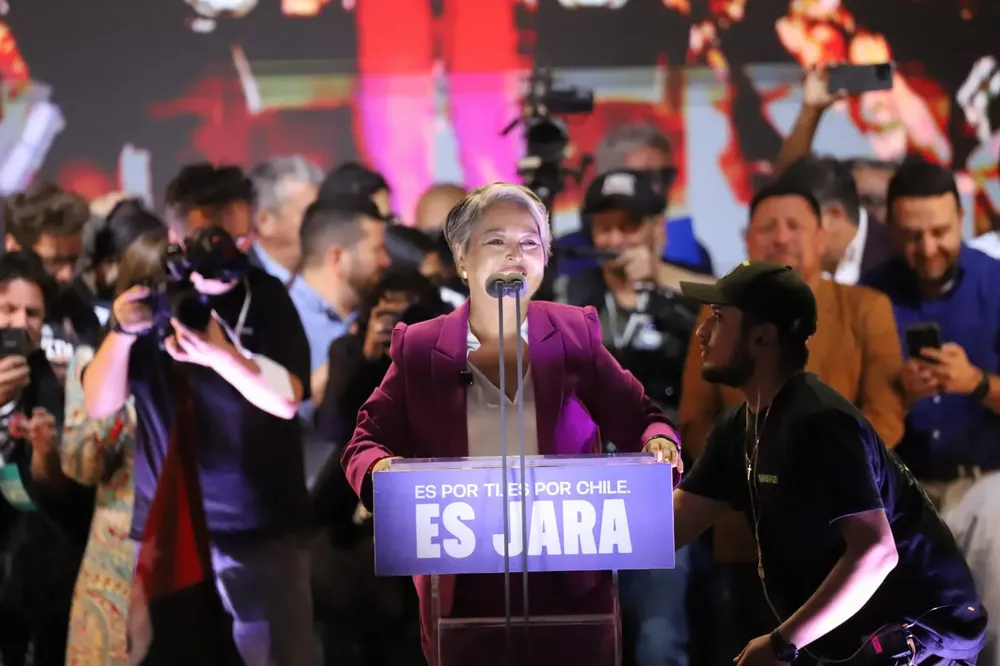 Cierre Campaña Jeannette Jara Fotógrafo Cristian Daniel González Henríquez para The Times en Español