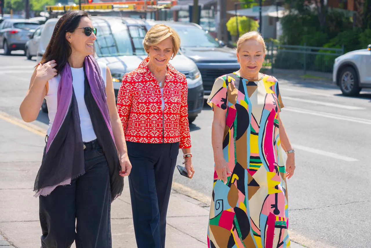 Evelyn Matthei y Cecilia Morel Prensa Candidata