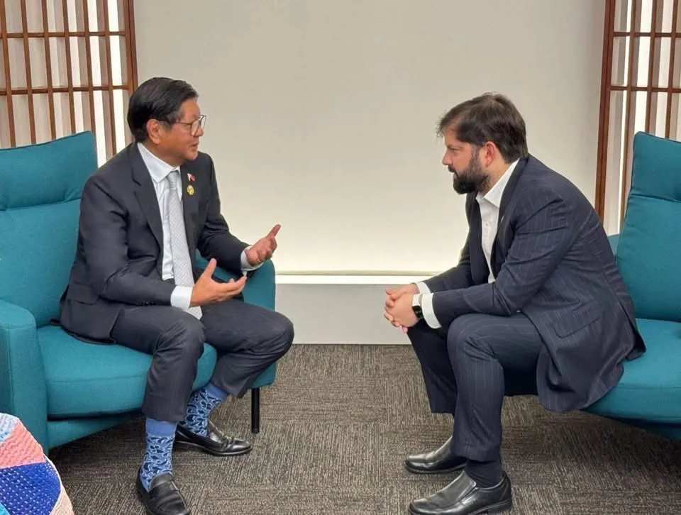 Marcos Jr. y Boric, de Chile, acuerdan finalizar el acuerdo de libre comercio