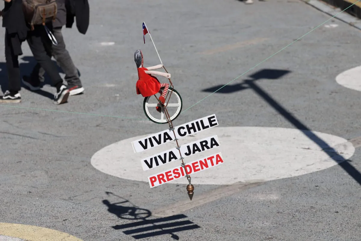 Cierre Campaña Jeannette Jara  Fotógrafo Cristian Daniel González Henríquez para The Times en Español