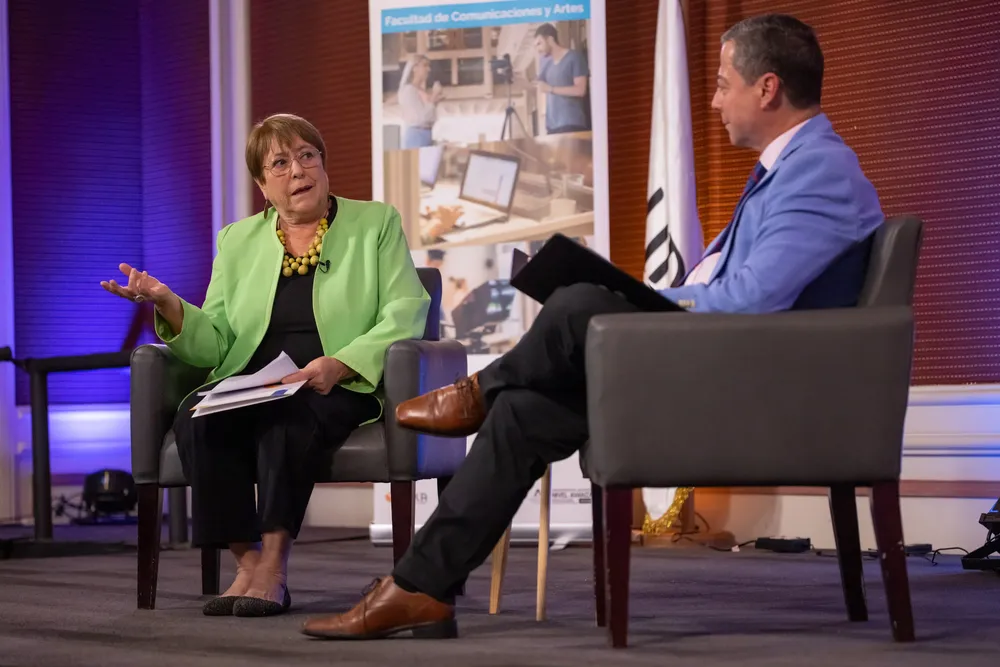 Michelle Bachelet Universidad de Las Américas

