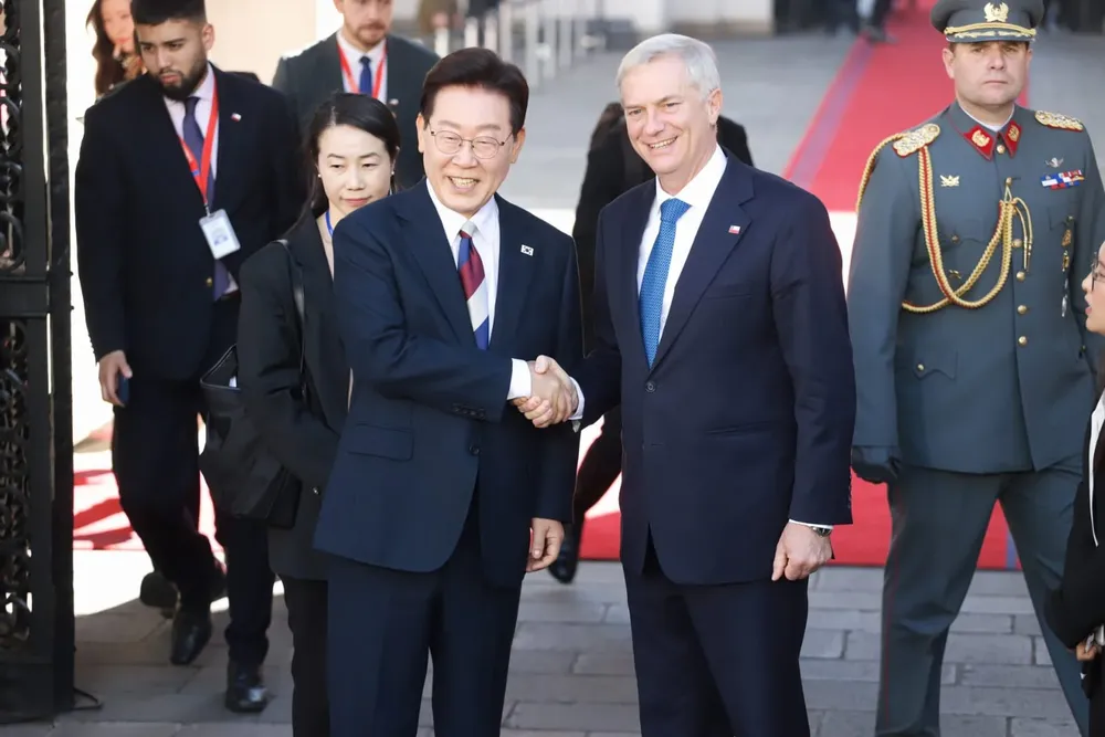 Presidente Kast y Presidente Lee Jae Myung en visita oficial / CRISTIAN GONZALEZ / THE TIMES LATINO