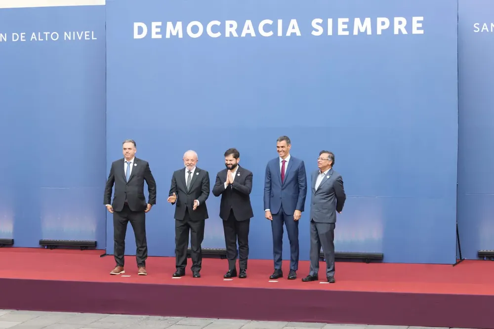 “Democracia Siempre”: Presidente Boric lidera cumbre progresista Fotógrafo Cristian Daniel González Henríquez para The Times en Español