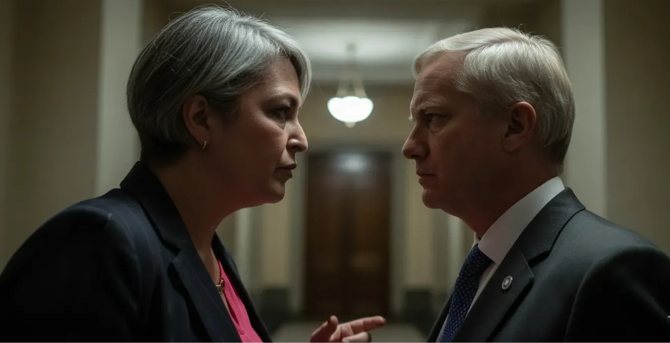 Jeannette Jara  y  José Antonio Kast   The Times en Español creado con IA