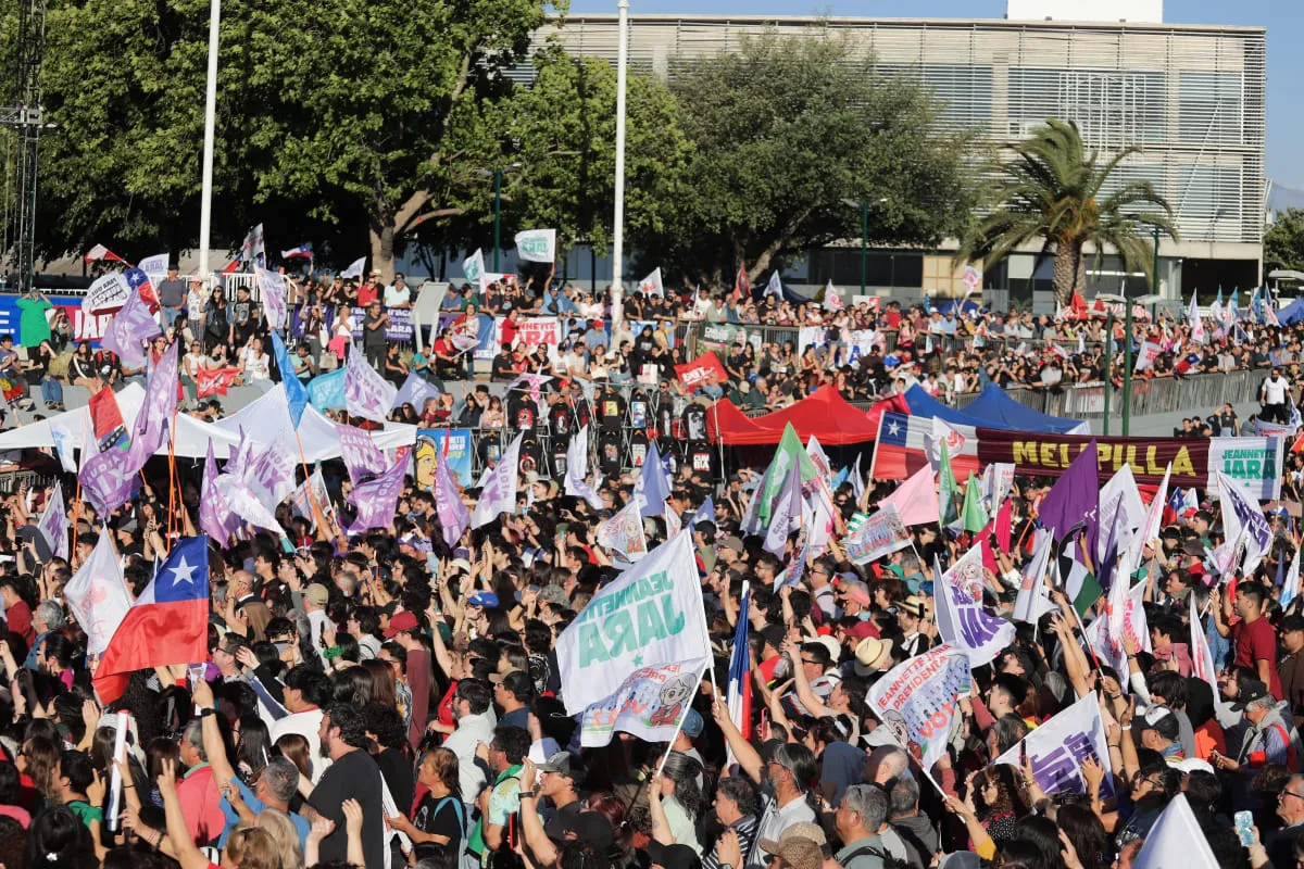 Cierre Campaña Jeannette Jara  Fotógrafo Cristian Daniel González Henríquez para The Times en Español
