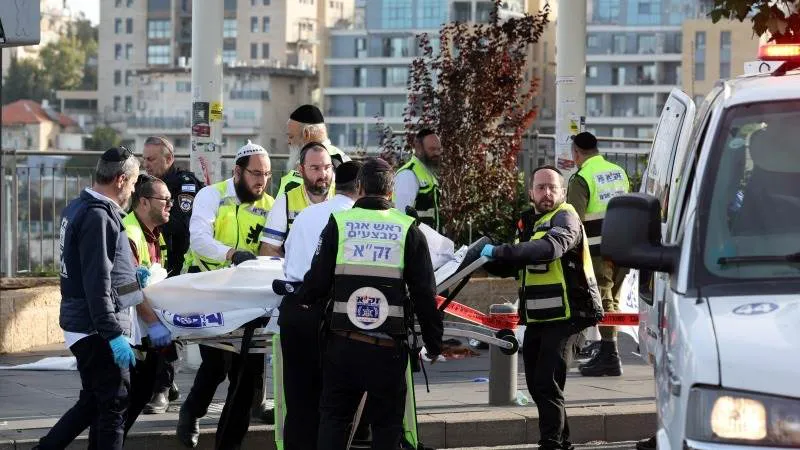 Servicio de ambulanciasde Israel E P A - E F E / F E D E R I C O G A M B A R I N I