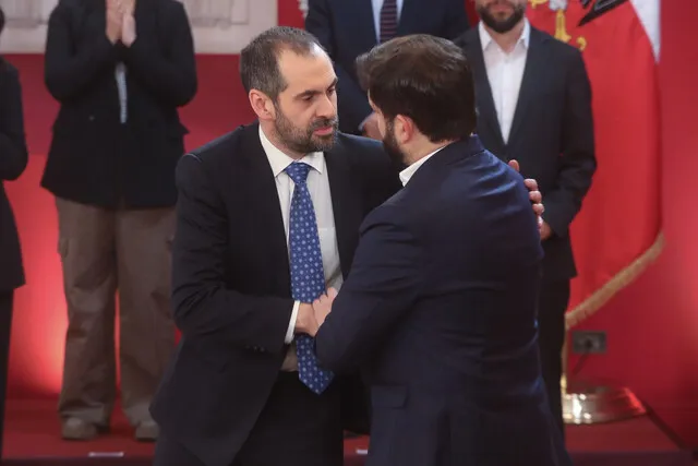 Presidente Boric y Nicolás Grau