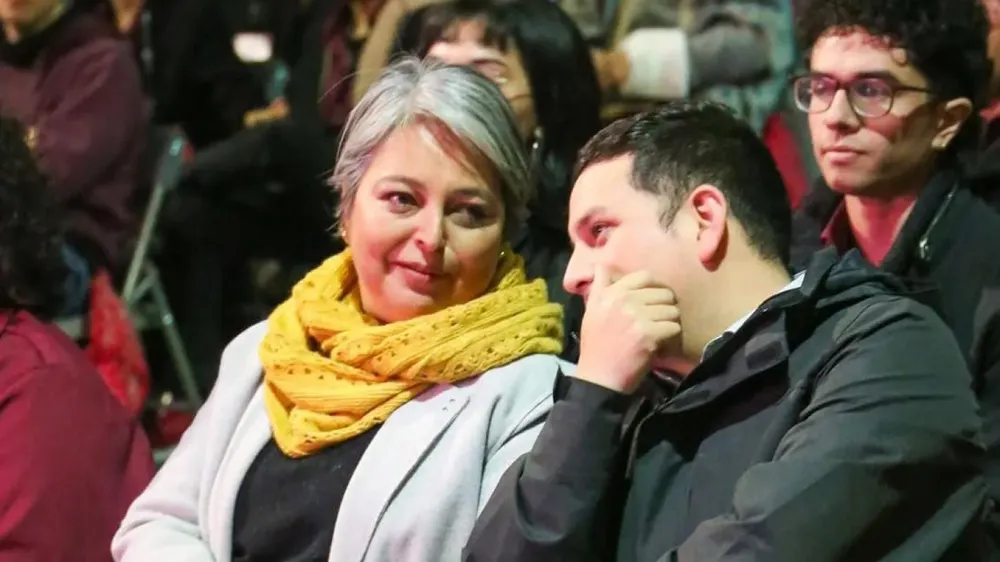 Jeannette Jara y Matías Toledo