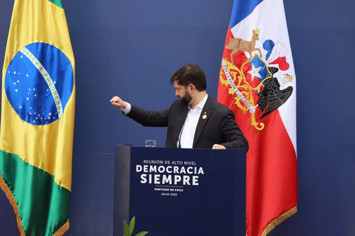 “Democracia Siempre”: Presidente Boric lidera cumbre progresista Fotógrafo Cristian Daniel González Henríquez para The Times en Español 