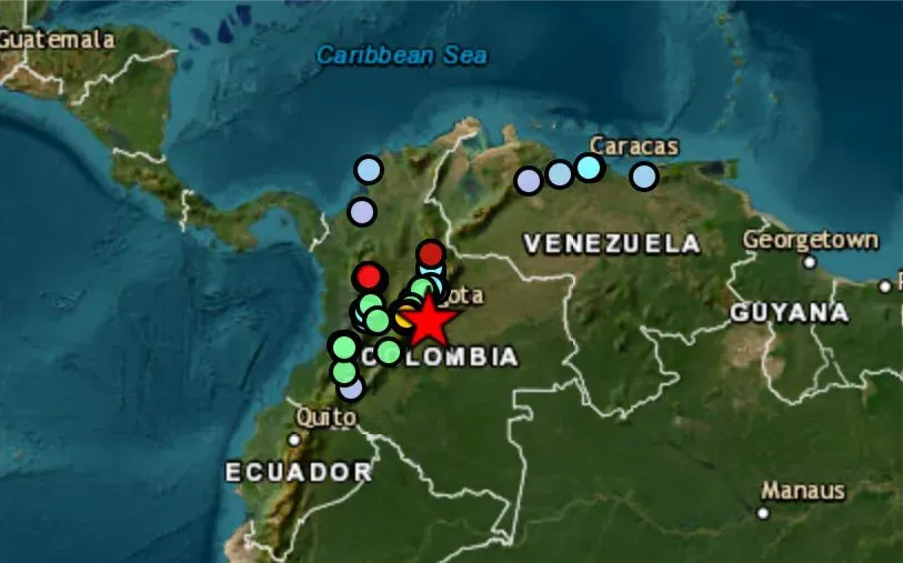 Terremoto en Colombia