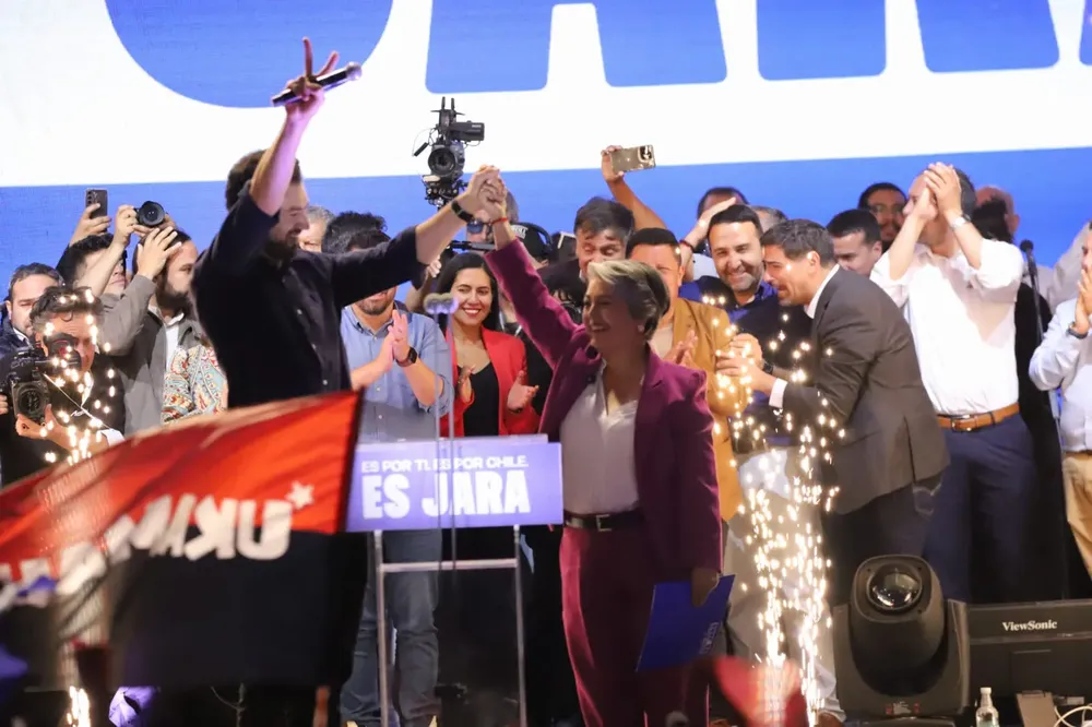 Cierre Campaña Jeannette Jara Fotógrafo Cristian Daniel González Henríquez para The Times en Español