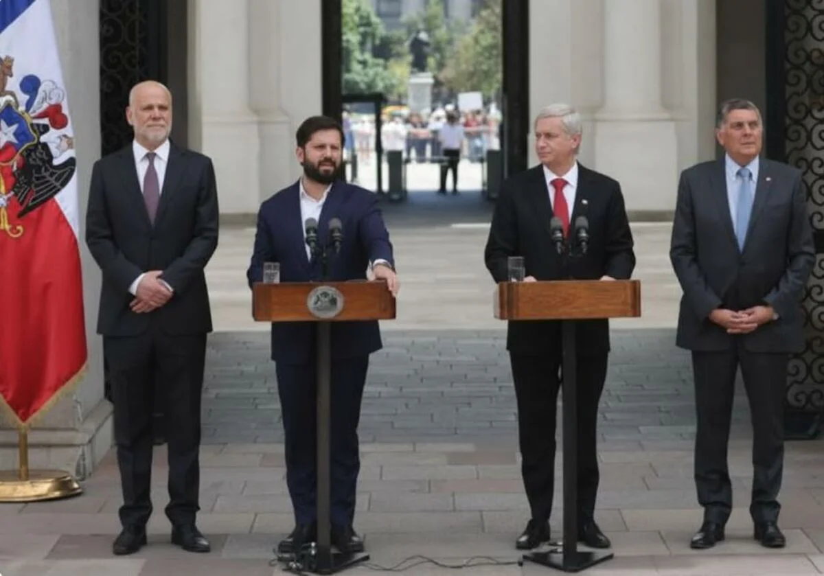 Presidente Boric y José Antonio  Kast