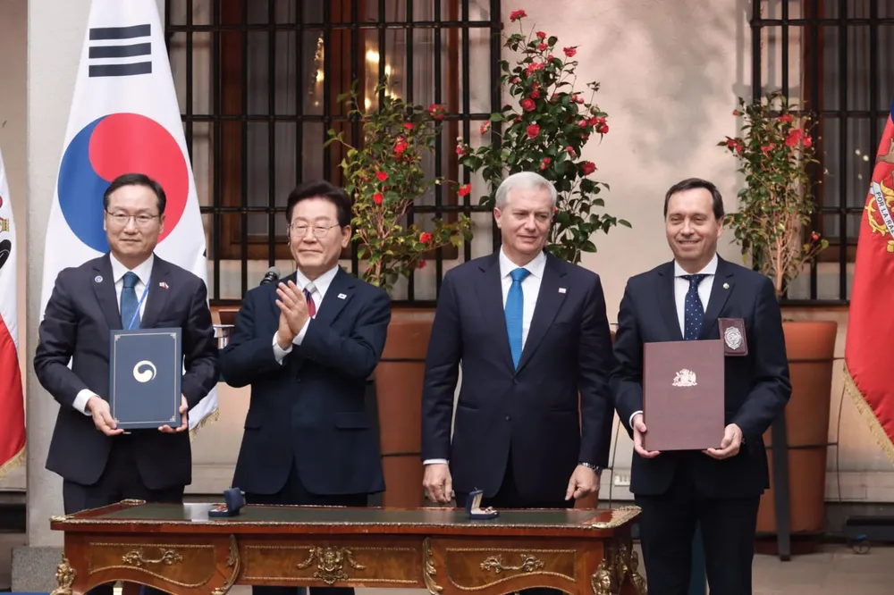 Presidente Kast y Presidente Lee Jae Myung en visita oficial / CRISTIAN GONZALEZ / THE TIMES LATINO