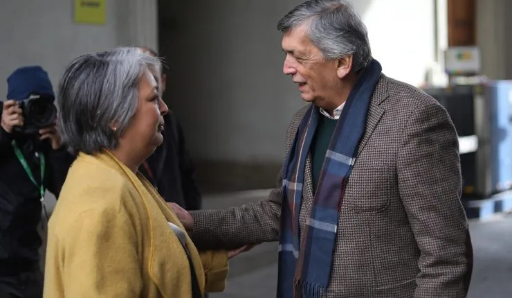 Jeannette Jara y Lautaro Carmona