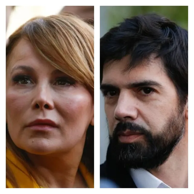 Joaquín Lavín - Cathy Barriga 📷Agencia Uno