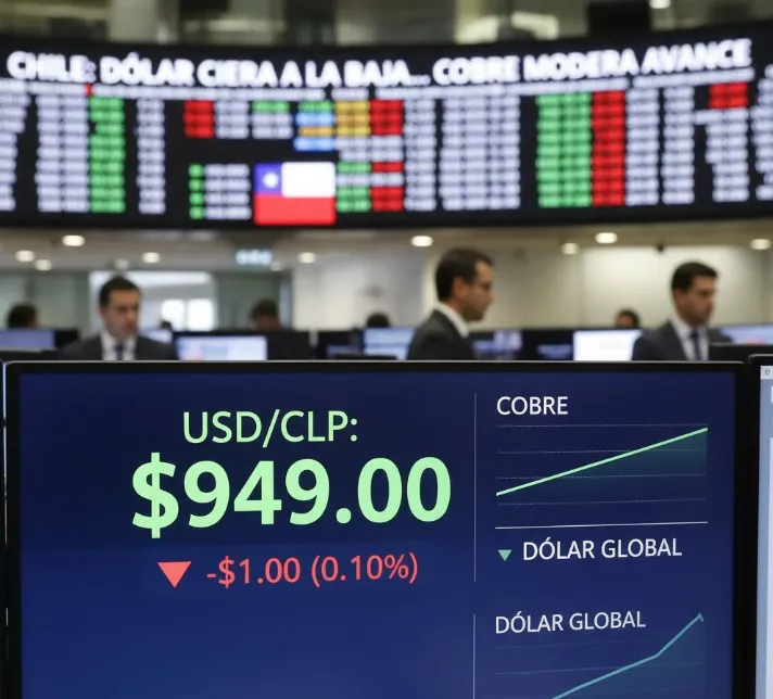 Cierre del dólar en Chile