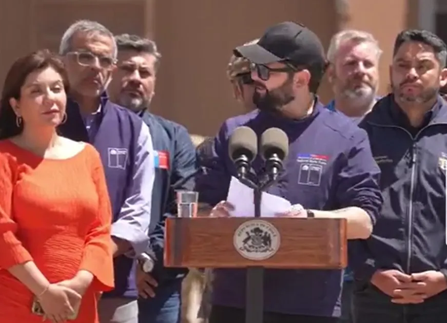 Presidnete Boric Captura de Pantalla 