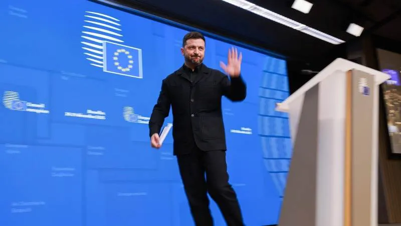 El presidente ucraniano, Volodymyr Zelensky
