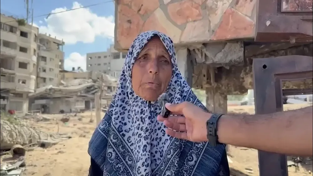 Retorno de palestinos a Gaza Agencia Xinhua