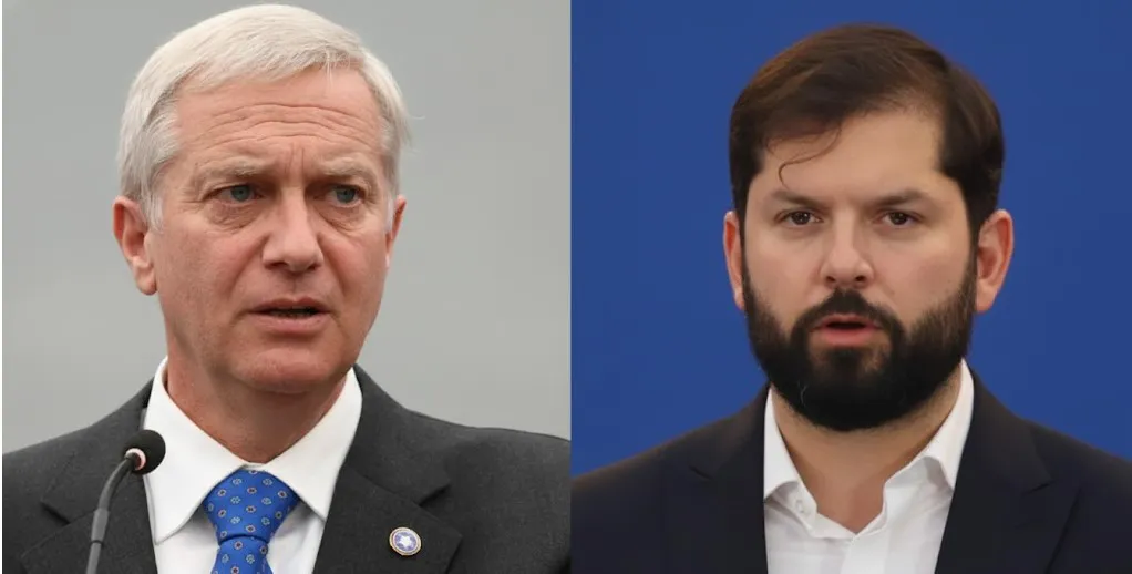 José Antonio Kast y  Gabriel Boric 