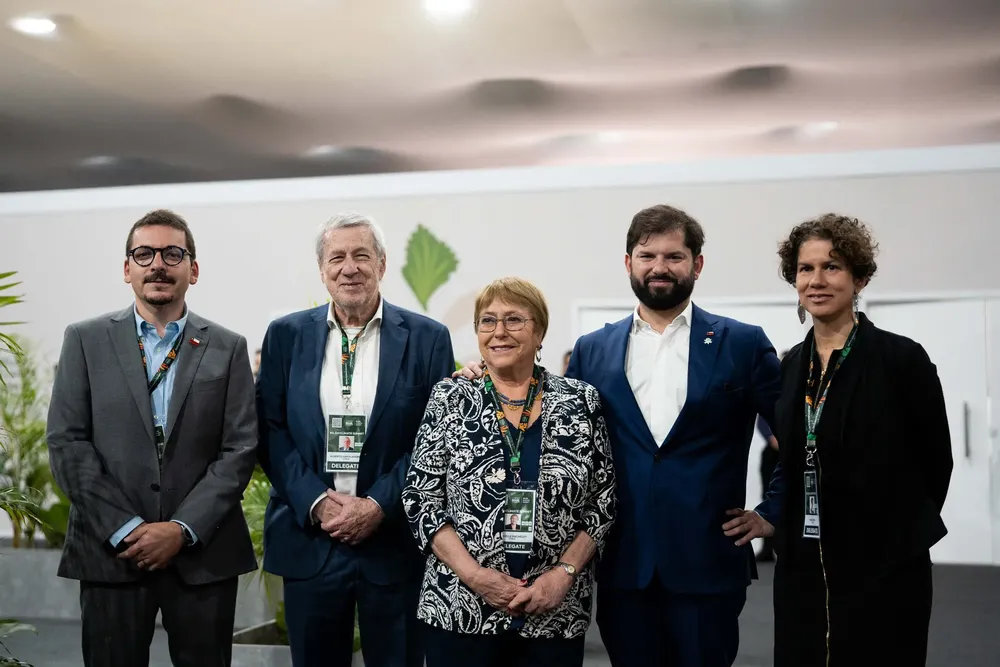 Presidente Boric X del Mandatario