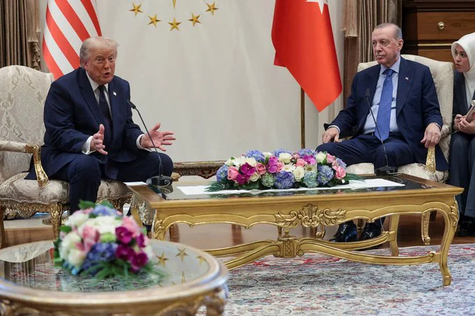 Presidentes Donald Trump y Recep Tayyip Erdogan / Pool