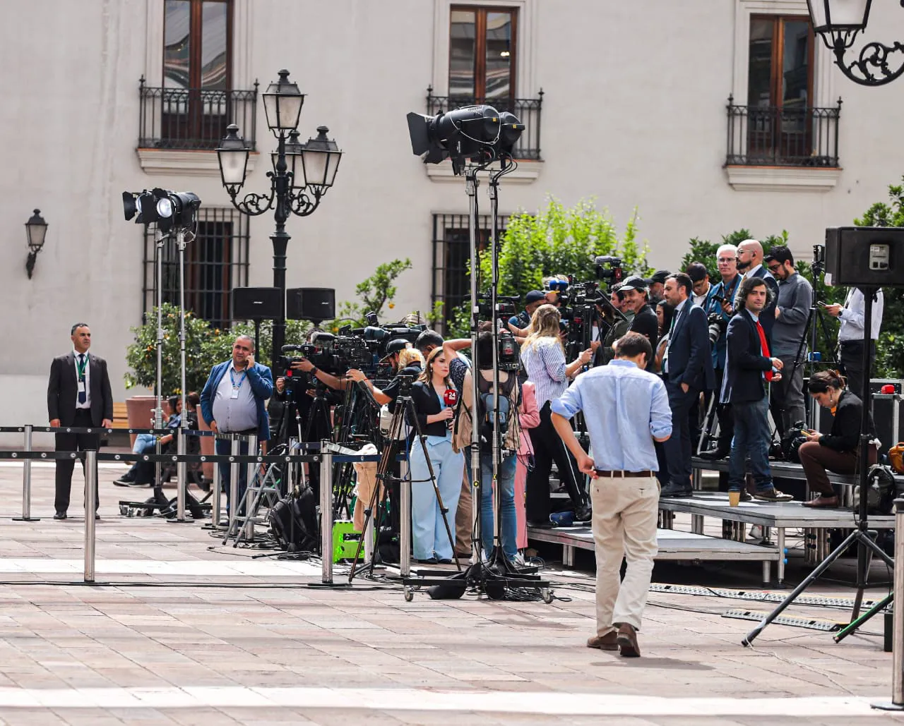 Víctor Arce en La Moneda Fotógrafo Cristian Daniel González Henríquez para The Times en Español