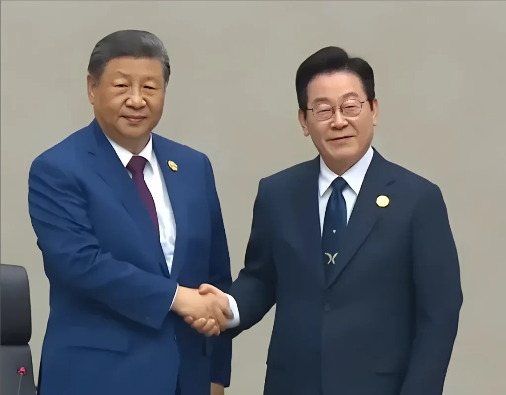 Xi Jinping​ y Lee Jae-myung