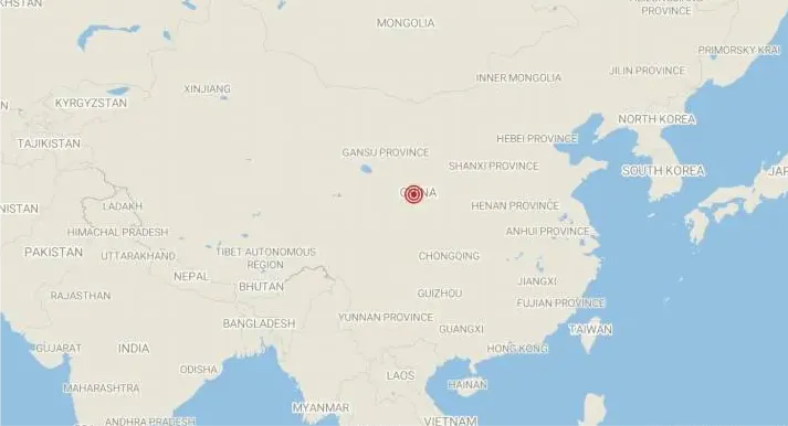 Terremoto en China