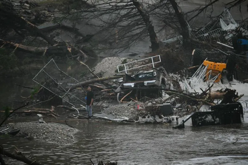 Texas Inundado Agencia AFP