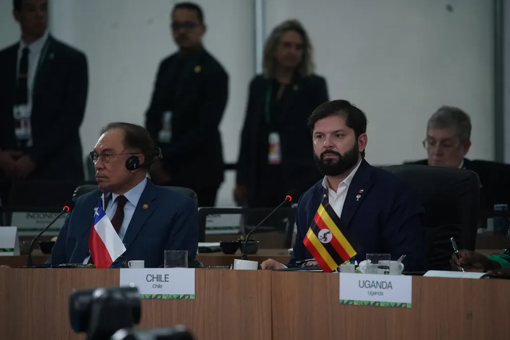 Presidente Boric Participando en la Cumbre de los Bricsc