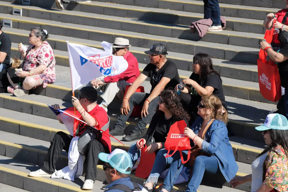 Cierre Campaña Jeannette Jara  Fotógrafo Cristian Daniel González Henríquez para The Times en Español