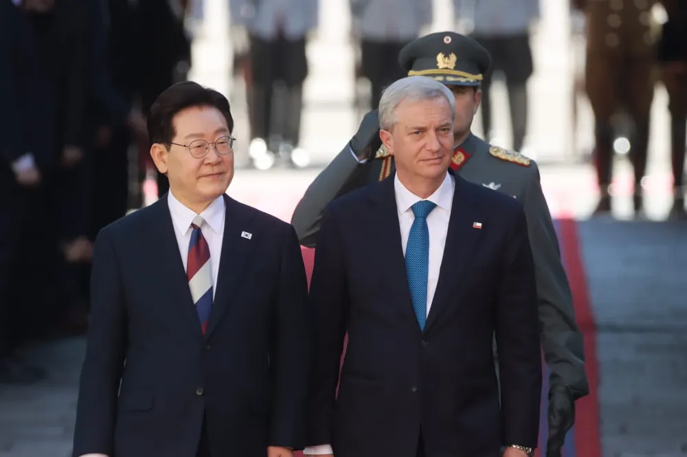 Presidente Kast y Presidente Lee Jae Myung en visita oficial / CRISTIAN GONZALEZ / THE TIMES LATINO