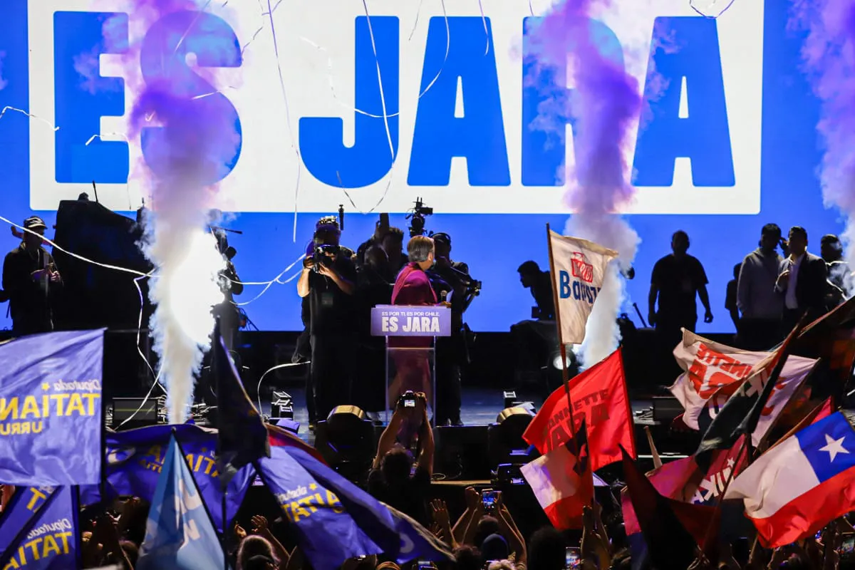 Cierre Campaña Jeannette Jara Fotógrafo Cristian Daniel González Henríquez para The Times en Español