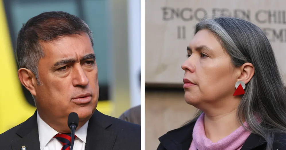 Mario Desbordes y Bárbara Figueroa