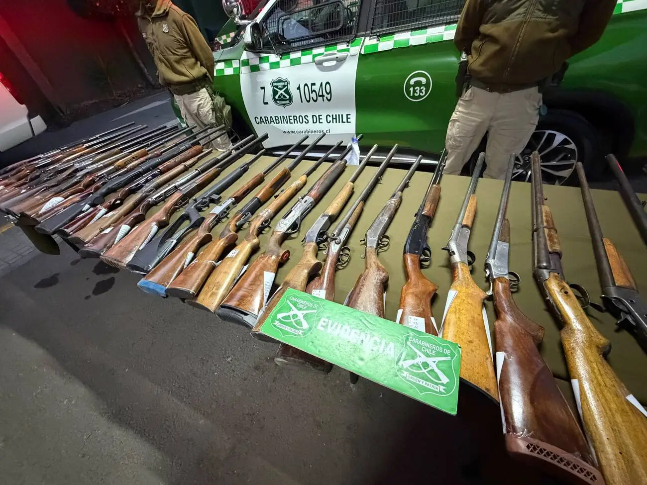 Retiros de Armas/ Carabineros de Chile