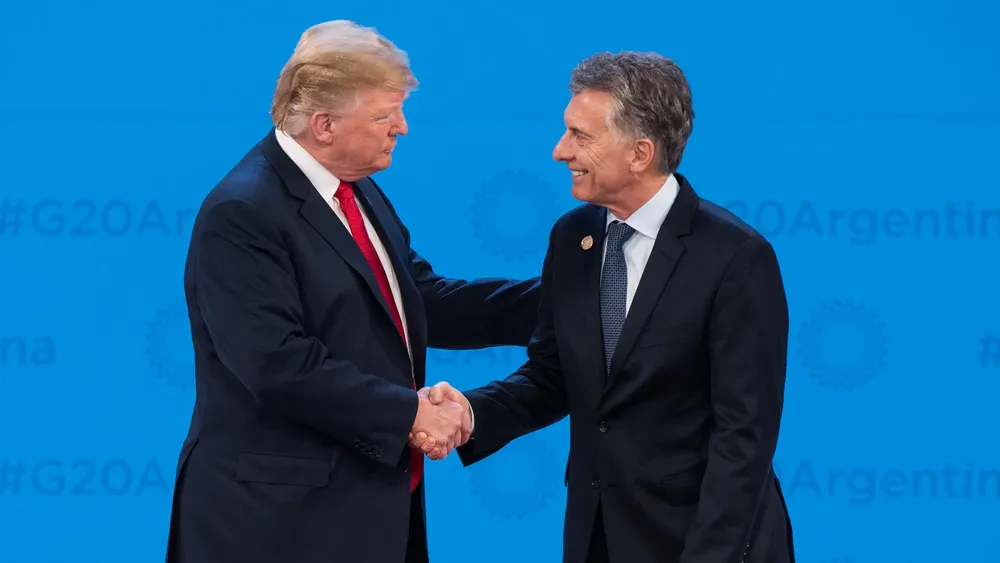 Donald Trump y Mauricio Macri G20
